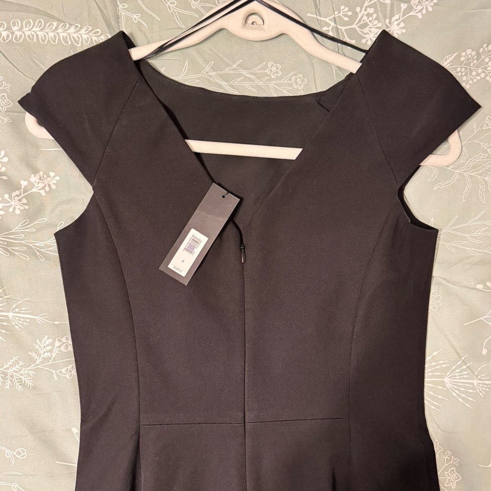 Banana Republic Black Midi Cocktail Dress-NWT - Picture 8 of 8